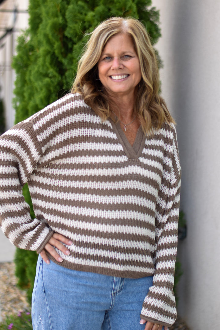 Free Soul Stripe Sweater
