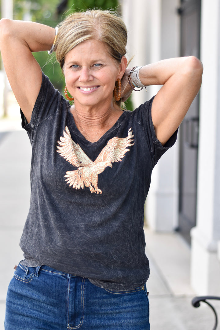Wild at Heart Eagle Graphic Tee