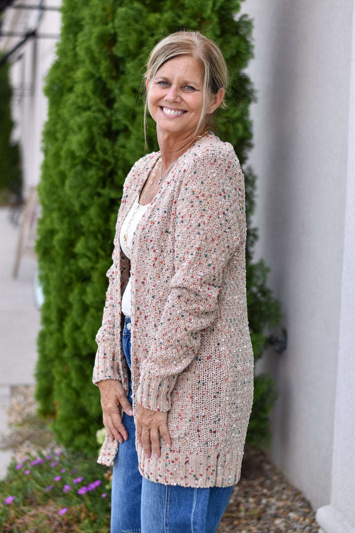 Cozy Confetti Cardigan