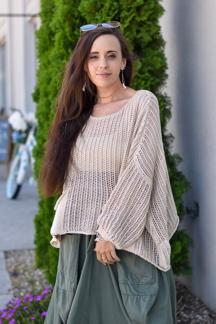 Tempo Paris Crochet Sweater