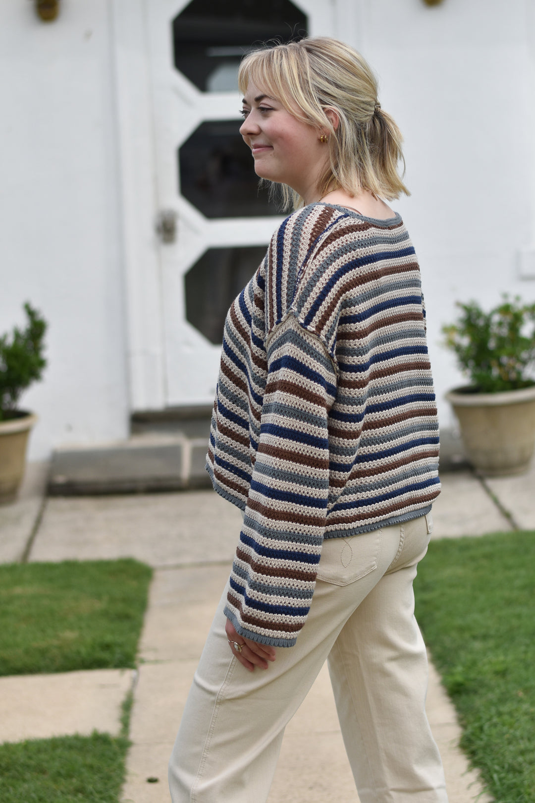 Serena Striped Sweater