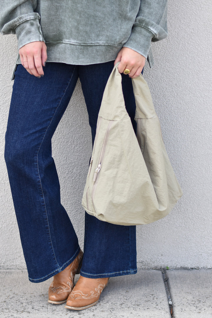 Drapes Slouchy Shoulder Bag