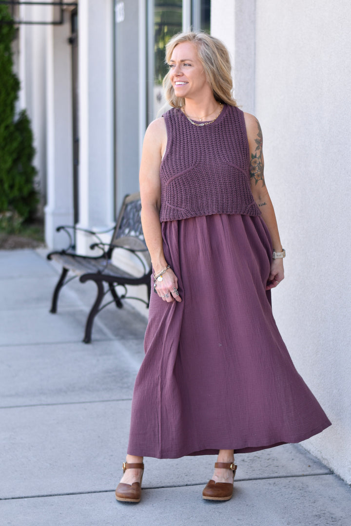 By Together Braylee Sweater Layered Dress