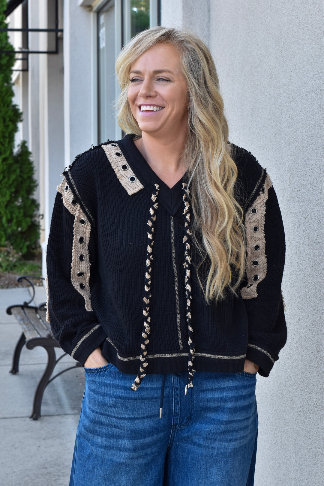 Pol Earthbound Boho Knit