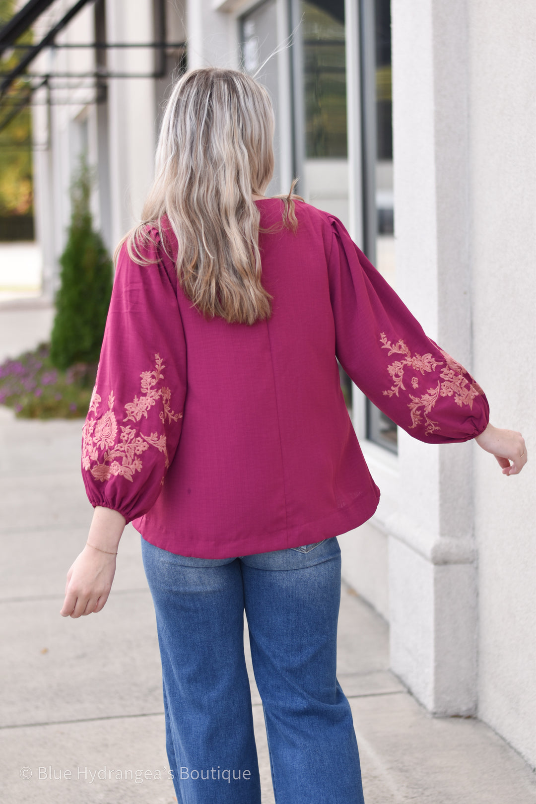 Floral Embroidered Grace Top