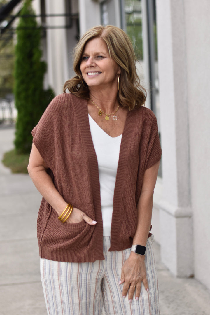 Light Layers Pocket Cardigan
