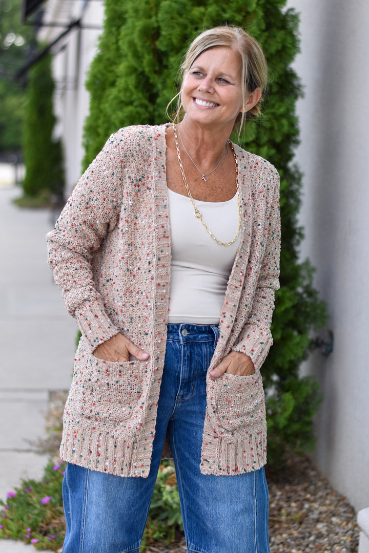 Cozy Confetti Cardigan