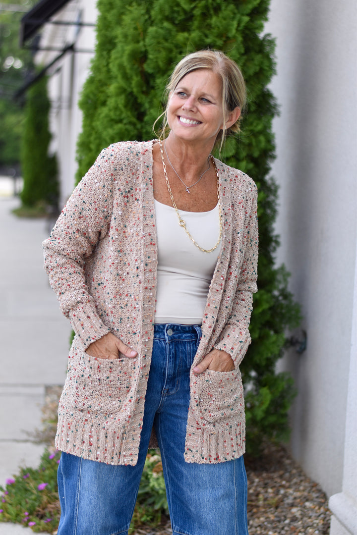 Cozy Confetti Cardigan