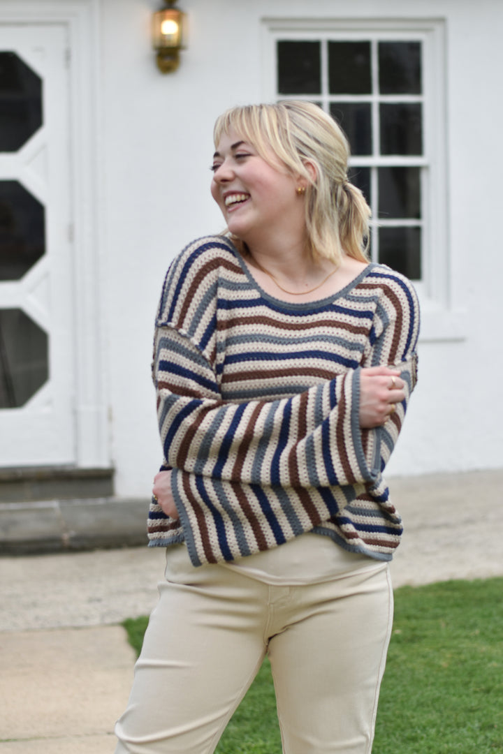 Serena Striped Sweater