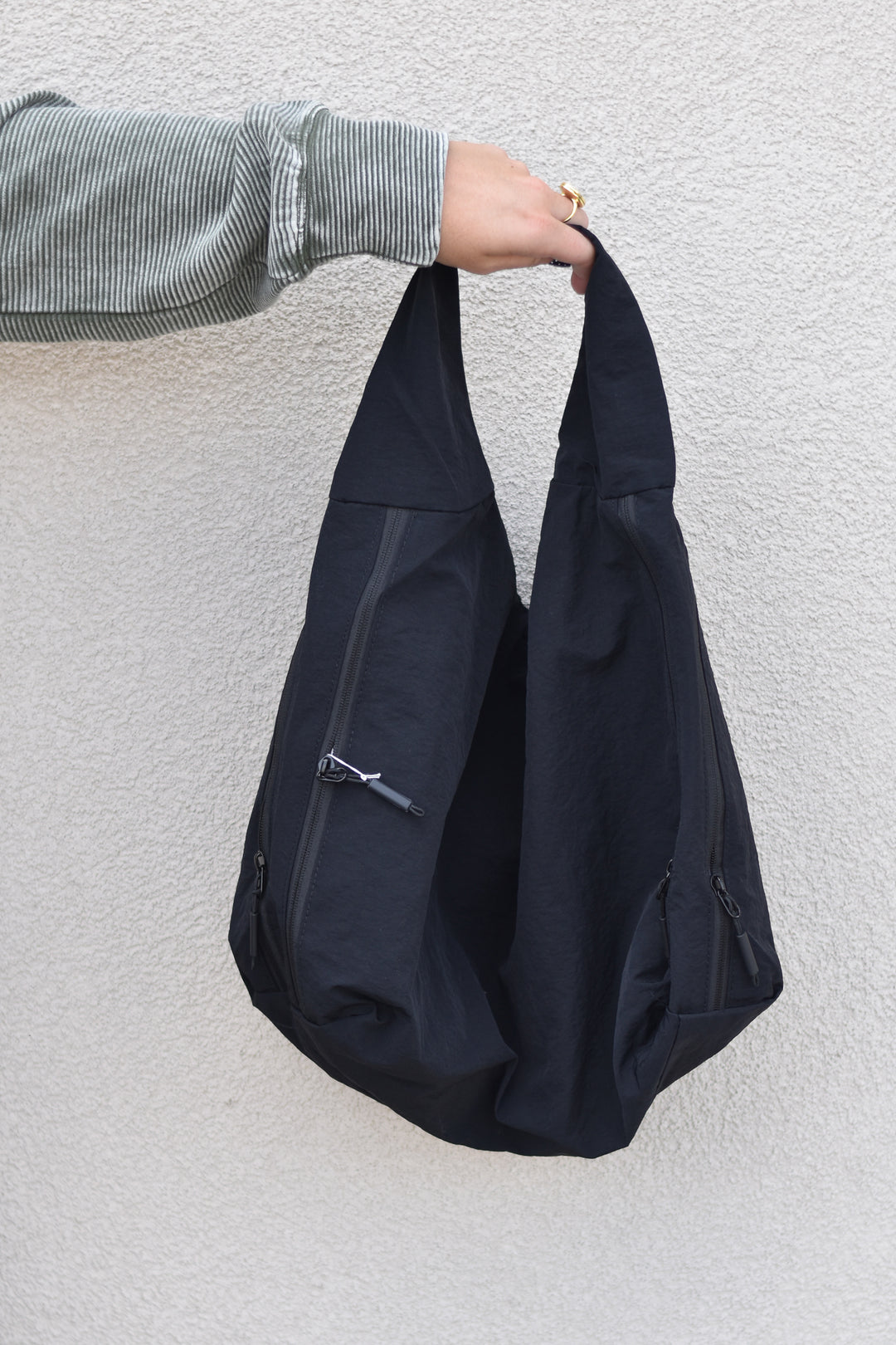 Drapes Slouchy Shoulder Bag