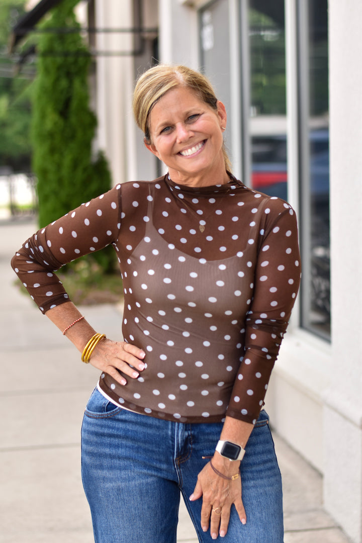 Sheer Luxe Mesh Top