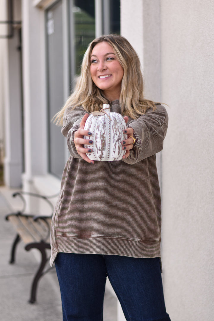 Washed Tranquil Pullover