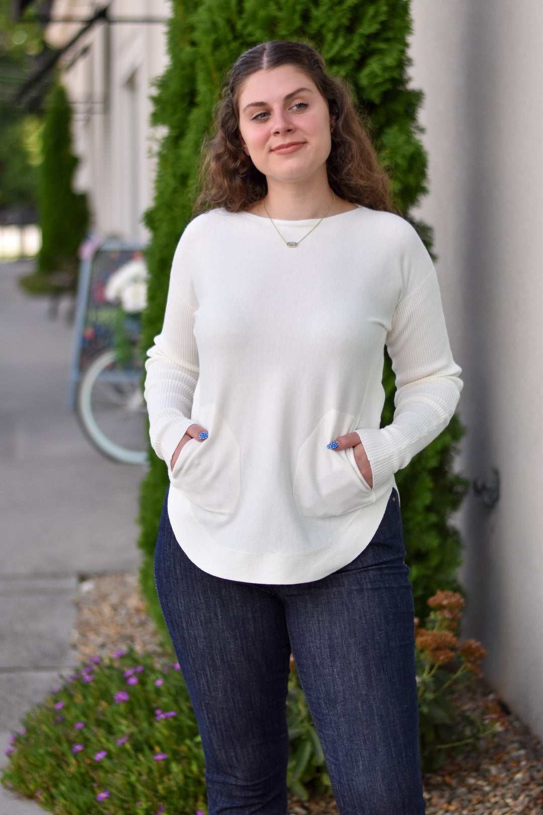 Siena Back Lace Pullover