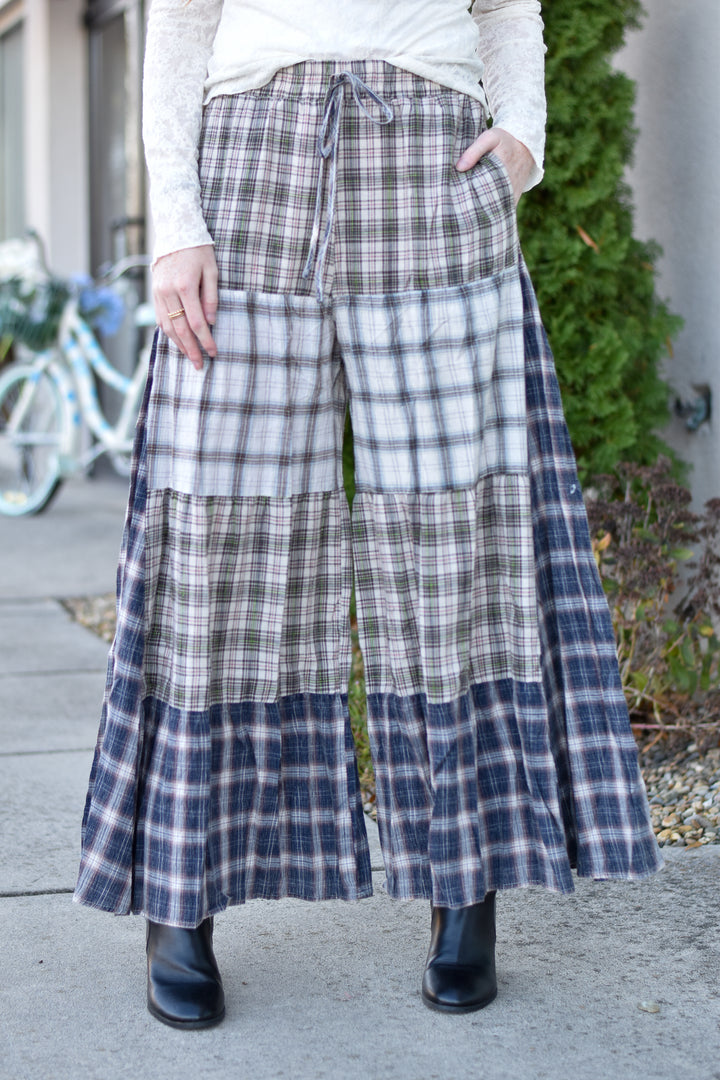 Relaxed Patchwork Pants