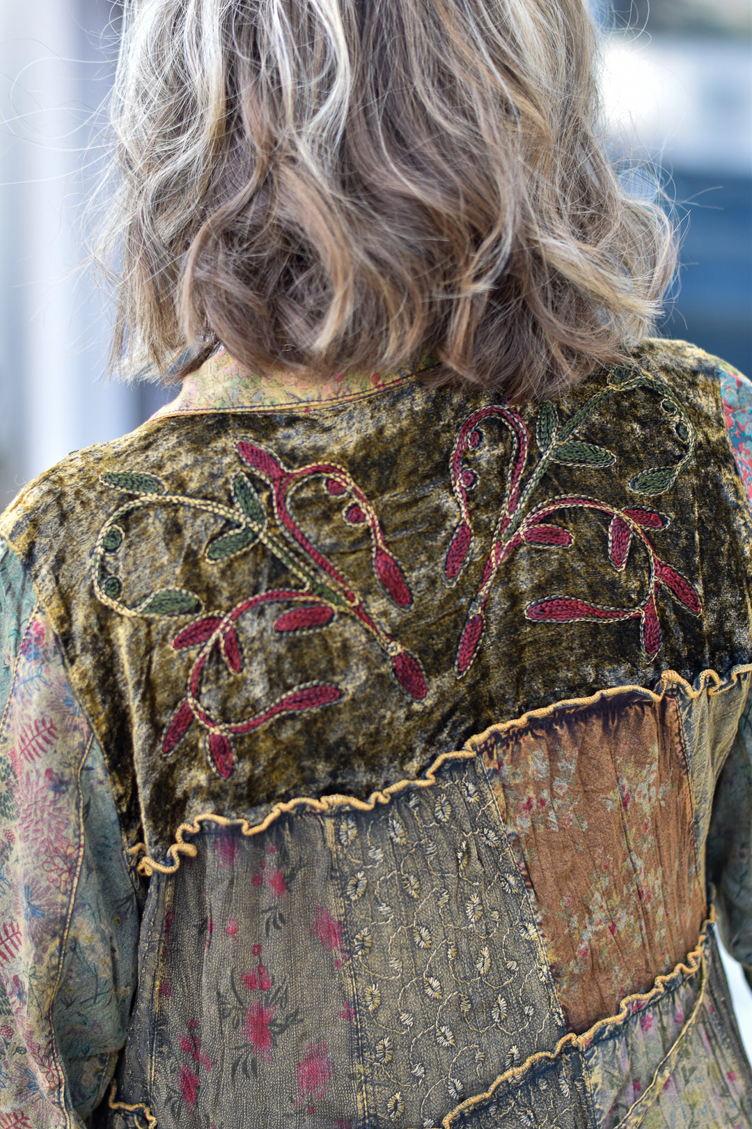 Gypsy Patchwork Babydoll Dress