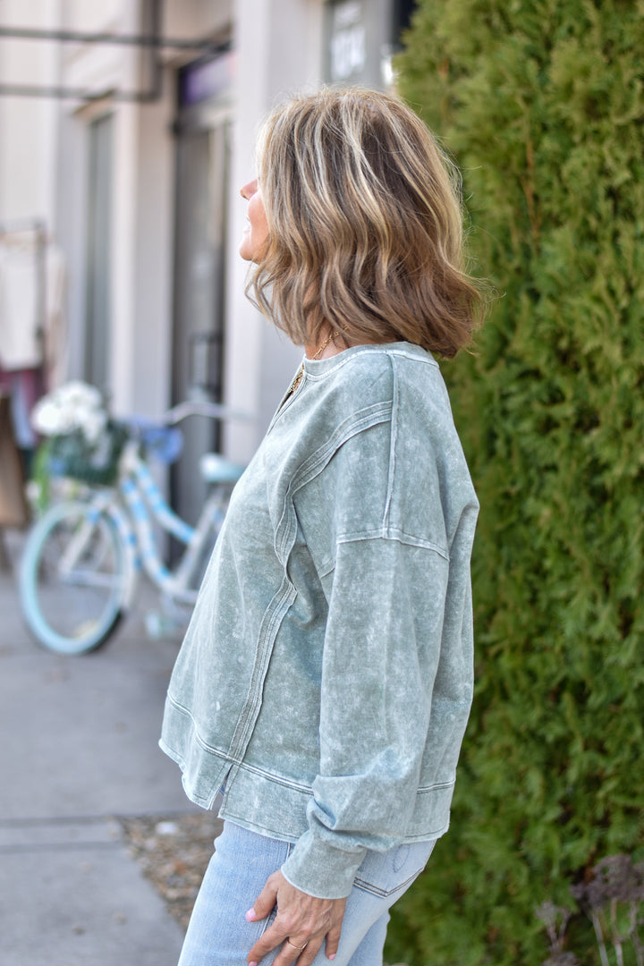 Raw Edge Comfort Top