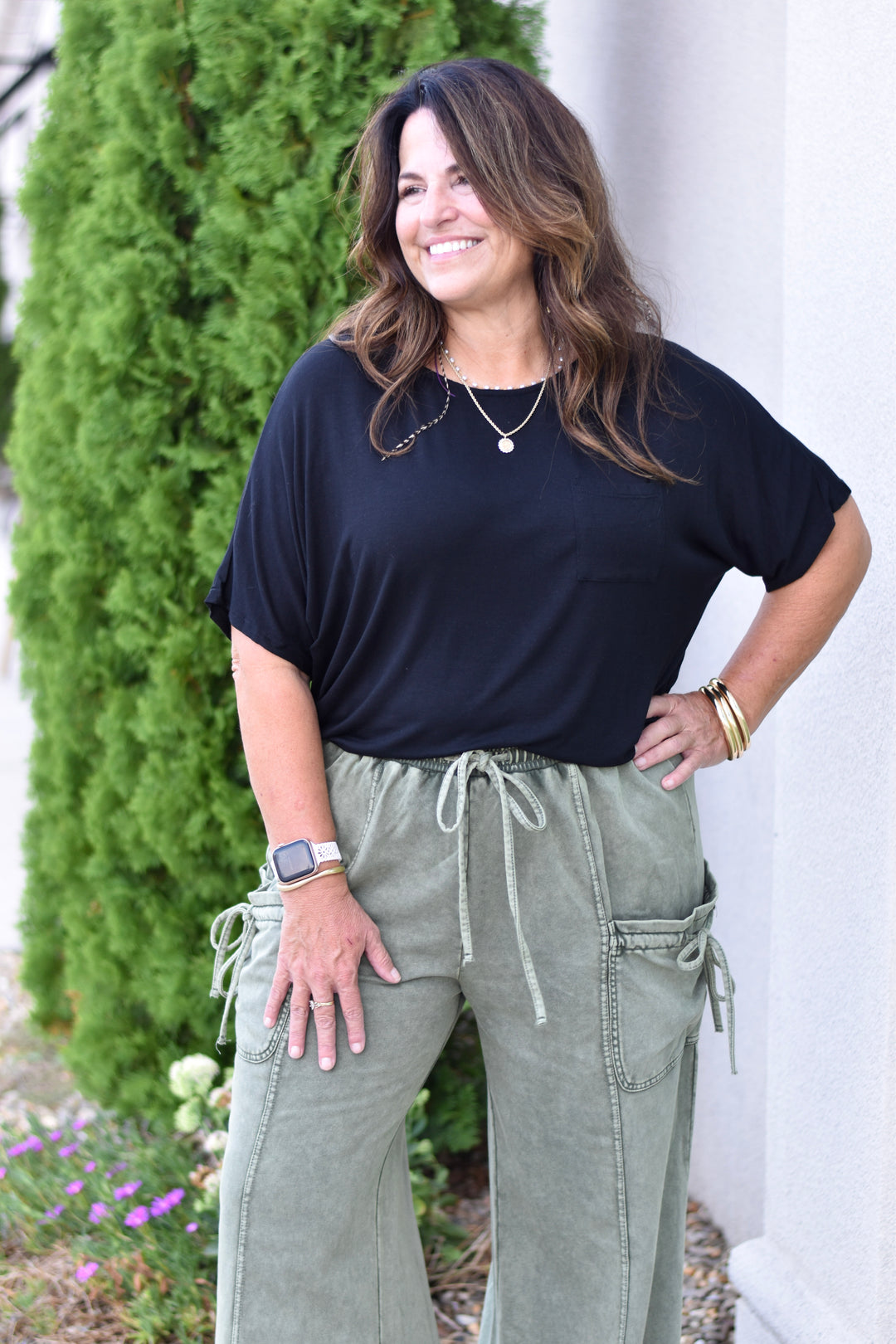 Bamboo Dolman Knit Top
