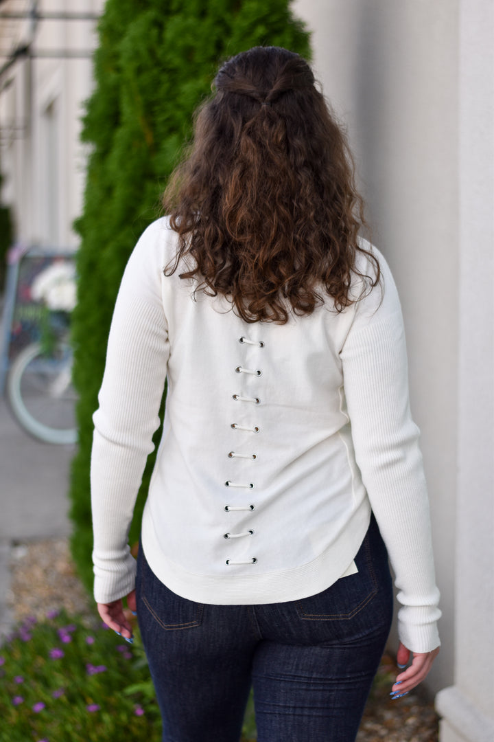 Siena Back Lace Pullover