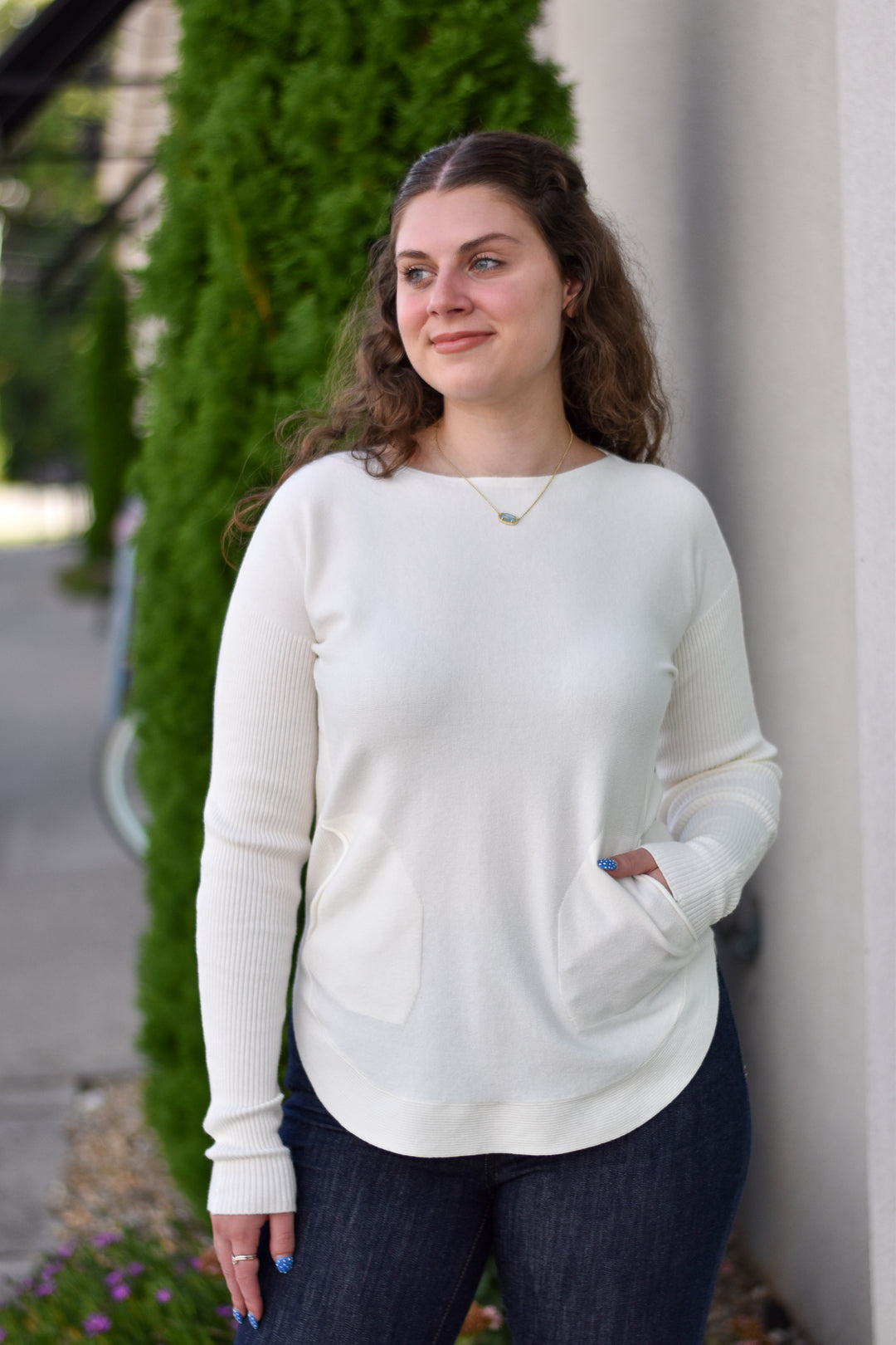 Siena Back Lace Pullover