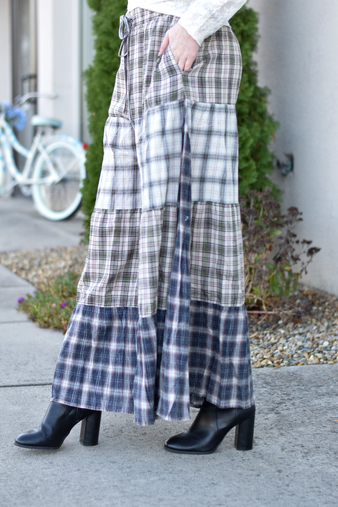 Relaxed Patchwork Pants