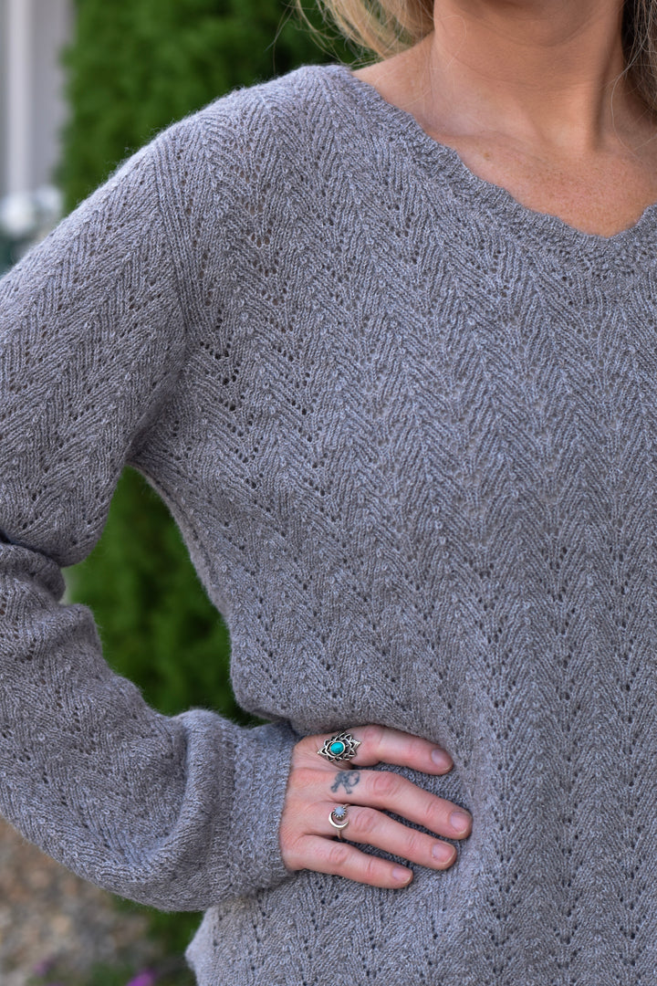 Shimmer V-Sweater