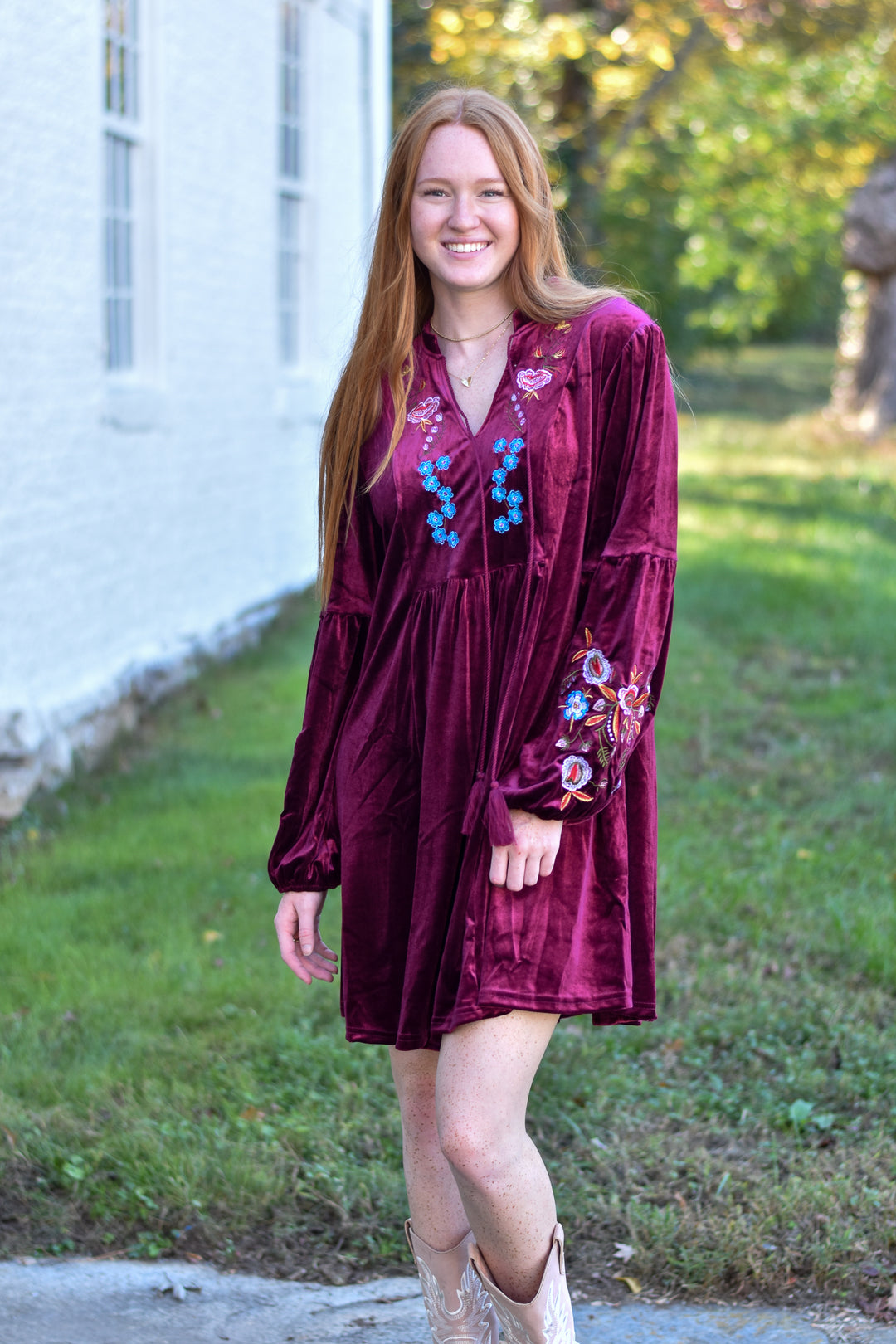 Soho Stretch Velvet Dress