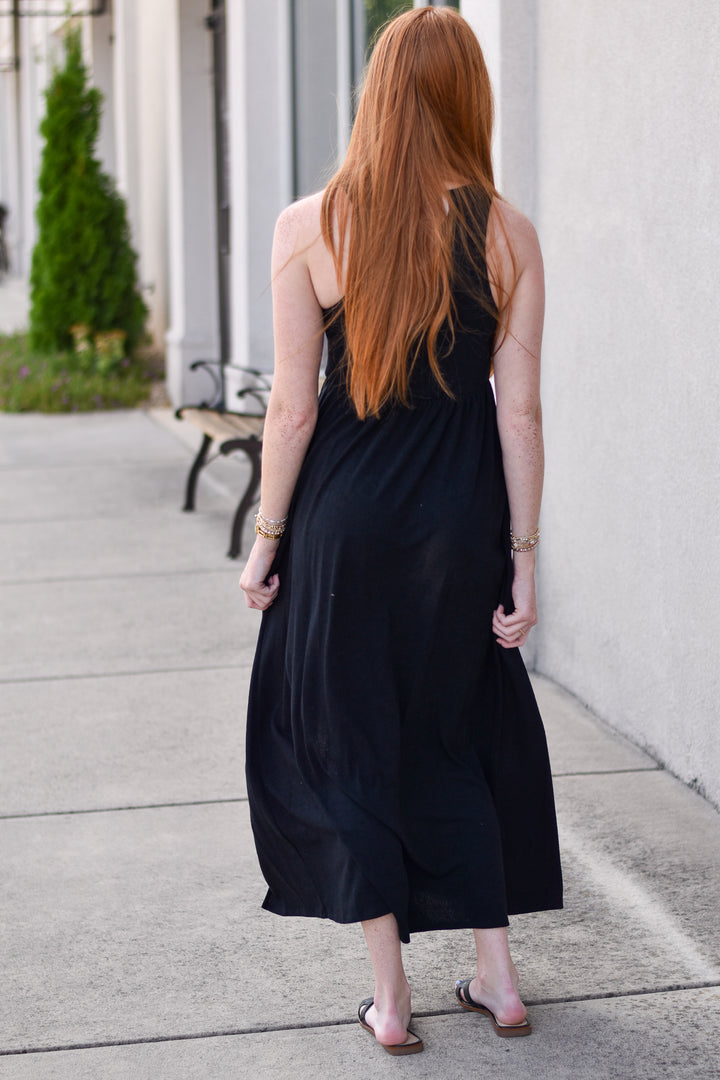 Easy Days Midi Slit Dress