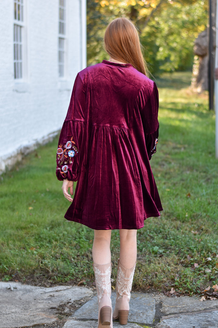 Soho Stretch Velvet Dress