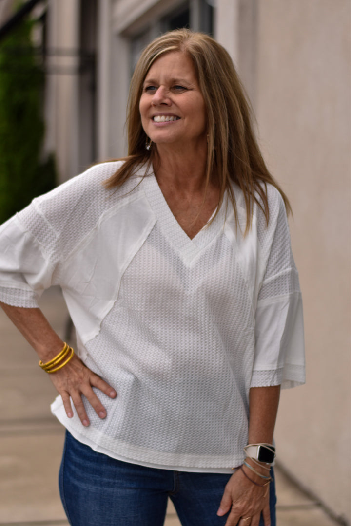 Free By Mixture Thermal Knit Top