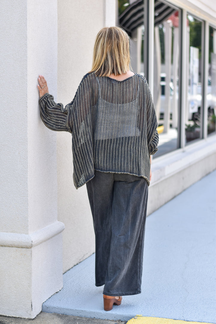 Tempo Paris Wide Leg Knit Pant