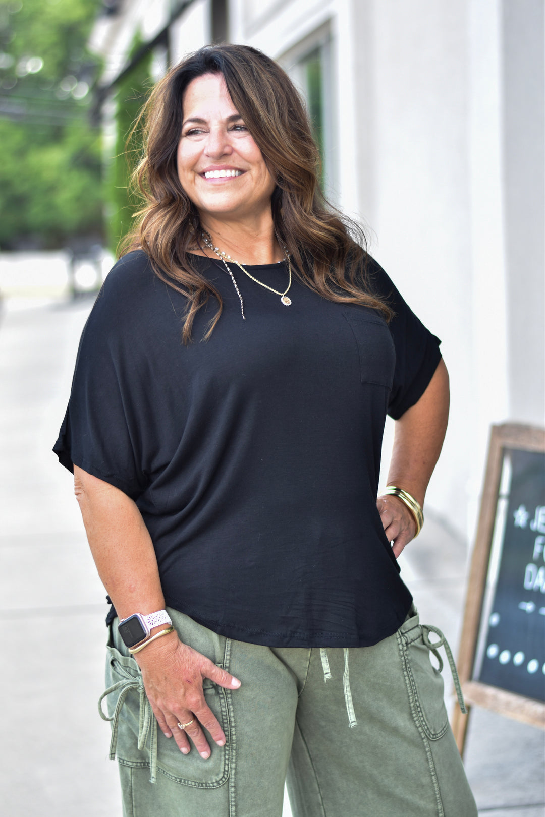 Bamboo Dolman Knit Top