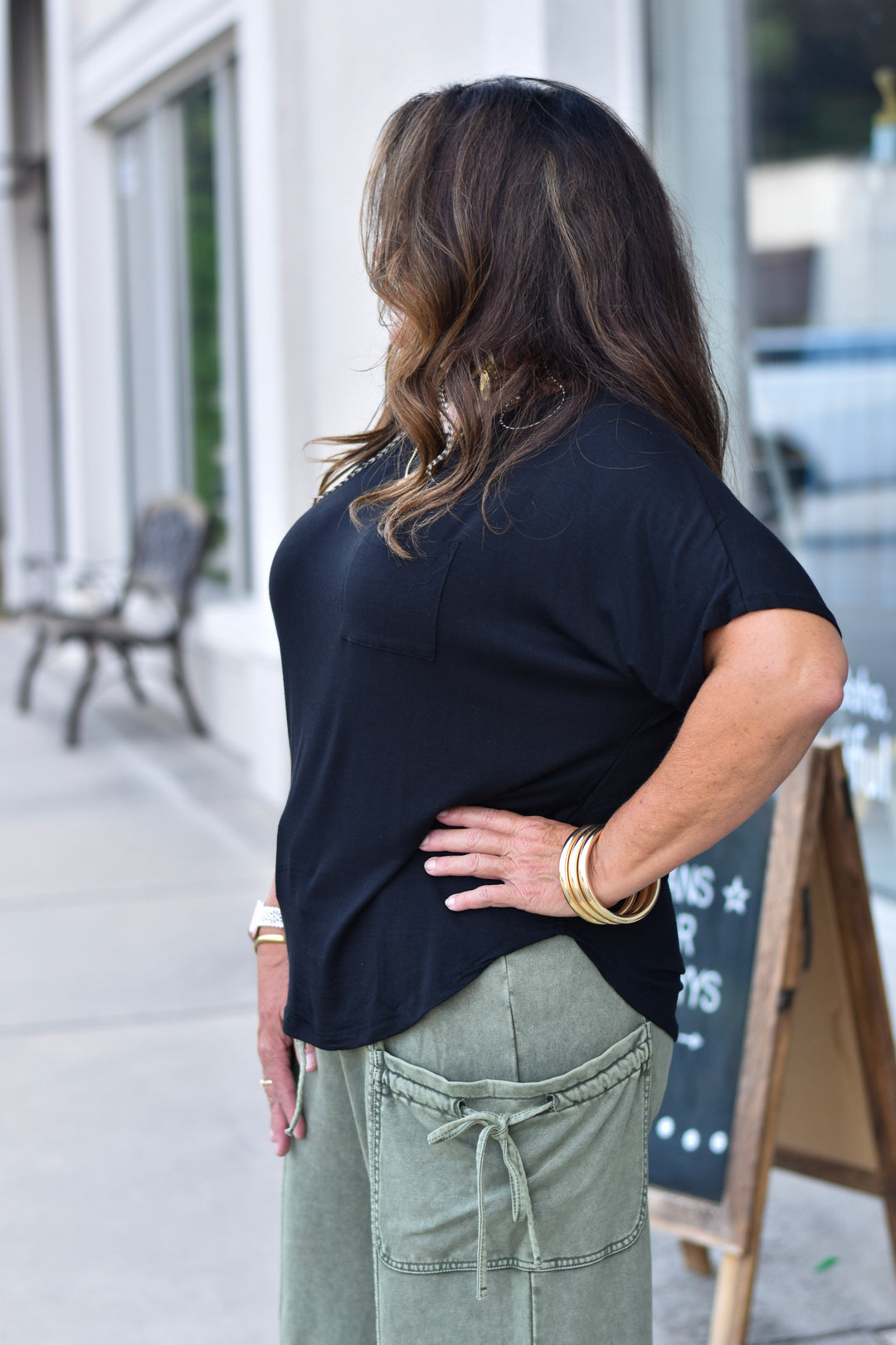 Bamboo Dolman Knit Top