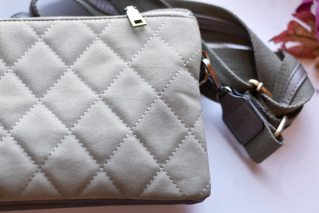 Izzy Quilted Crossbody w/ Guitar Strap