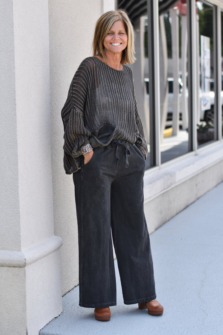 Tempo Paris Wide Leg Knit Pant