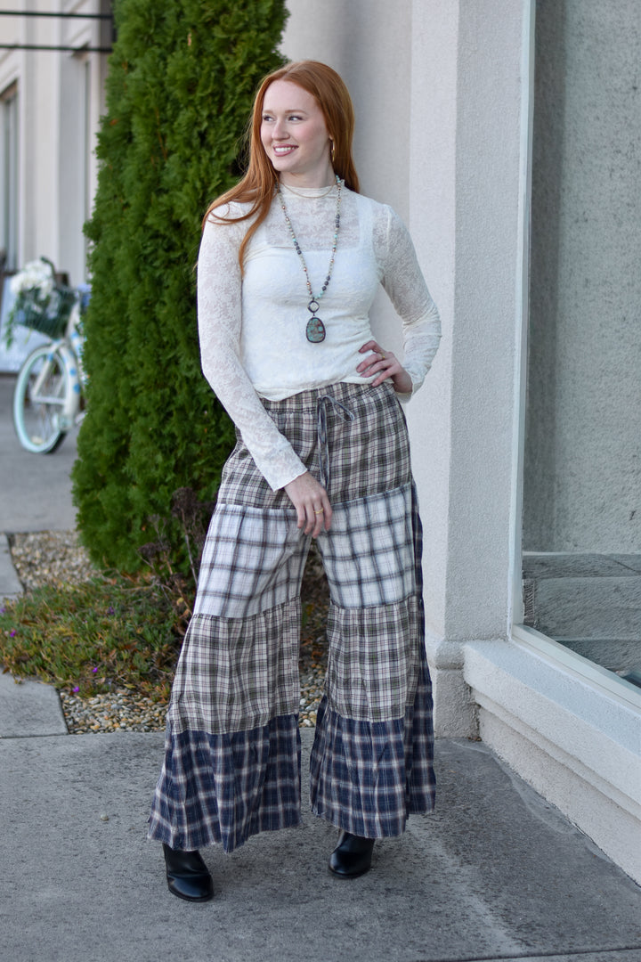 Relaxed Patchwork Pants