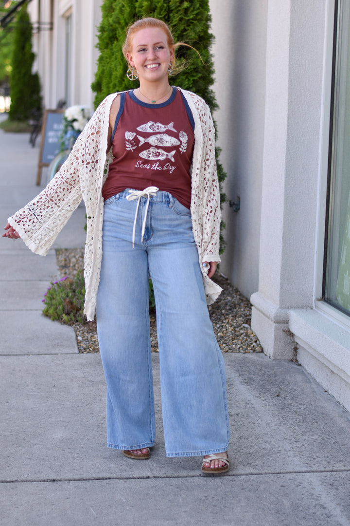 Judy Blue Featherweight Baggy Jeans