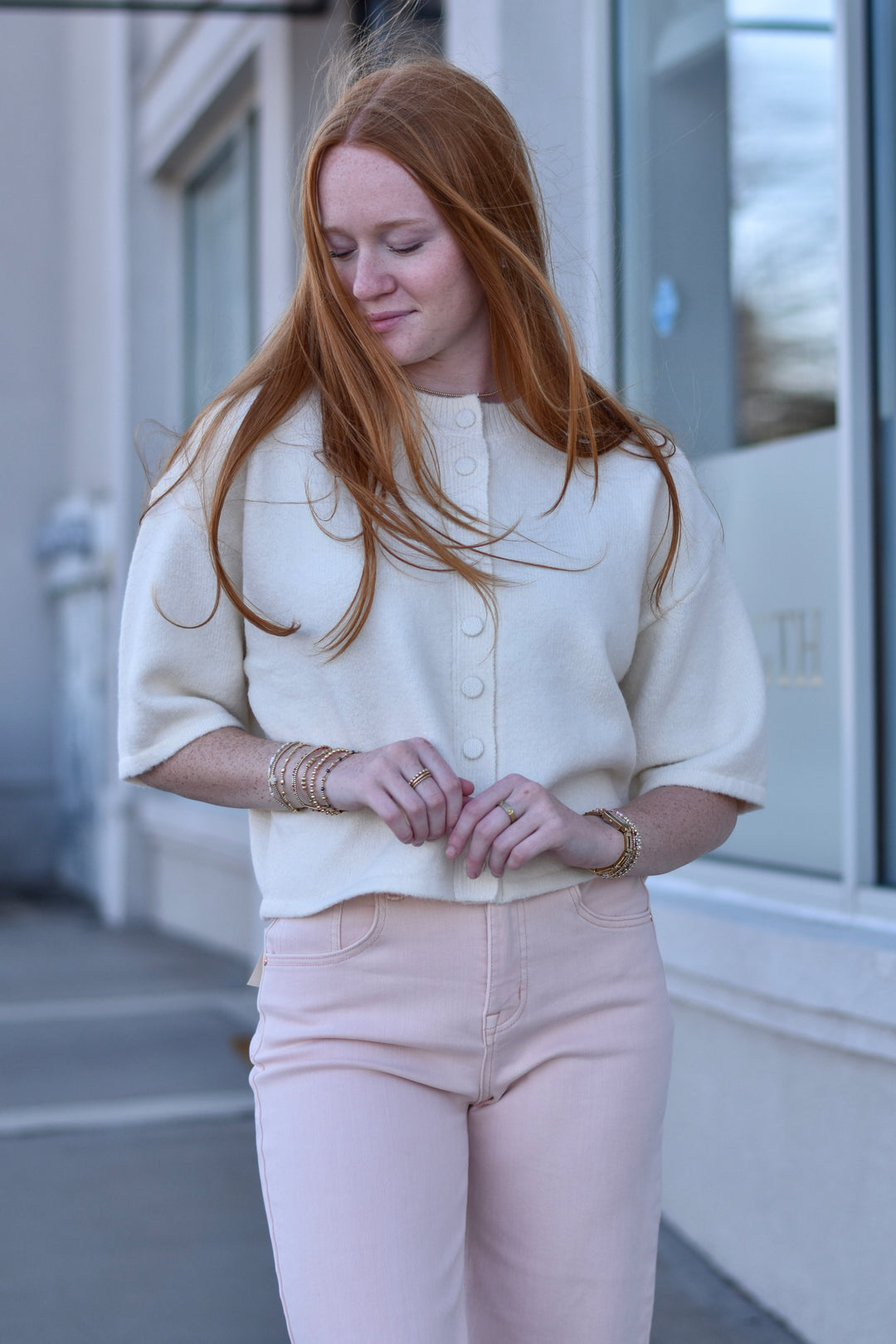 Bayeas High Rise Wide Leg Denim Jeans