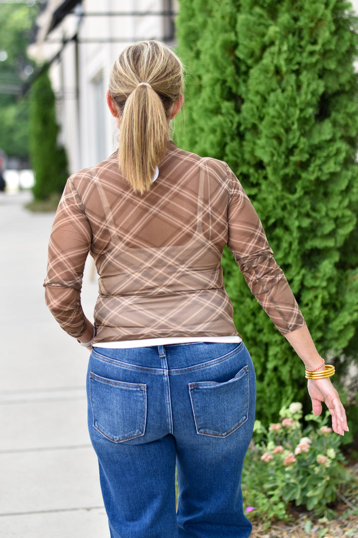 Sheer Luxe Mesh Top