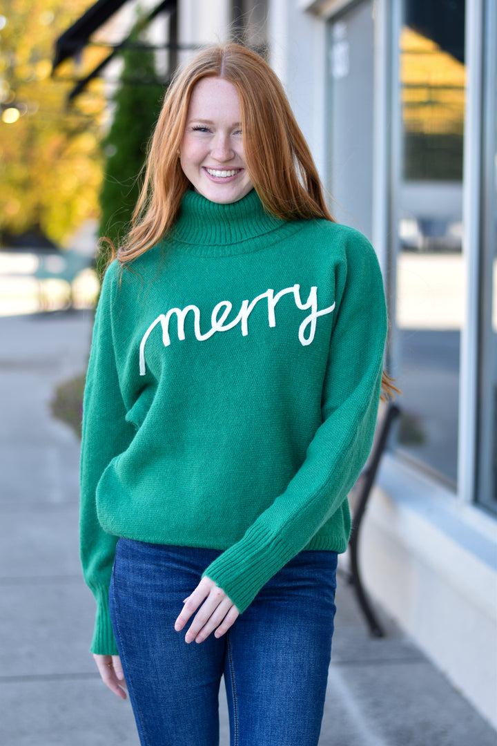 Very Merry Turtleneck Sweater