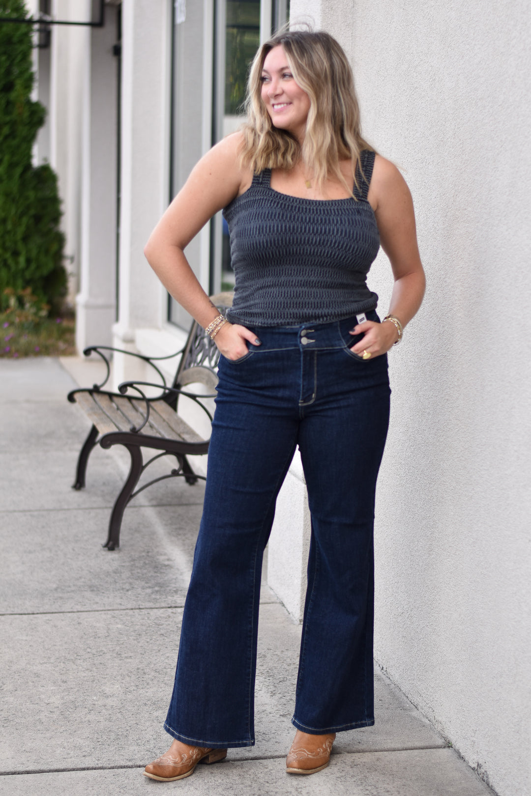 Judy Blue Wide Leg Jeans