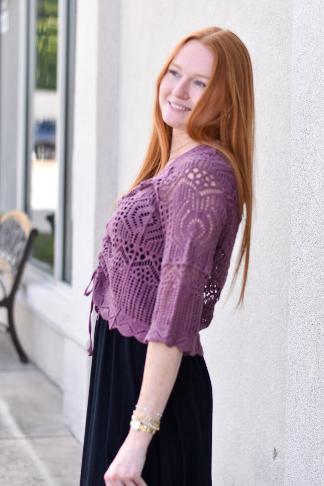 Crochet Dream Drawstring Top