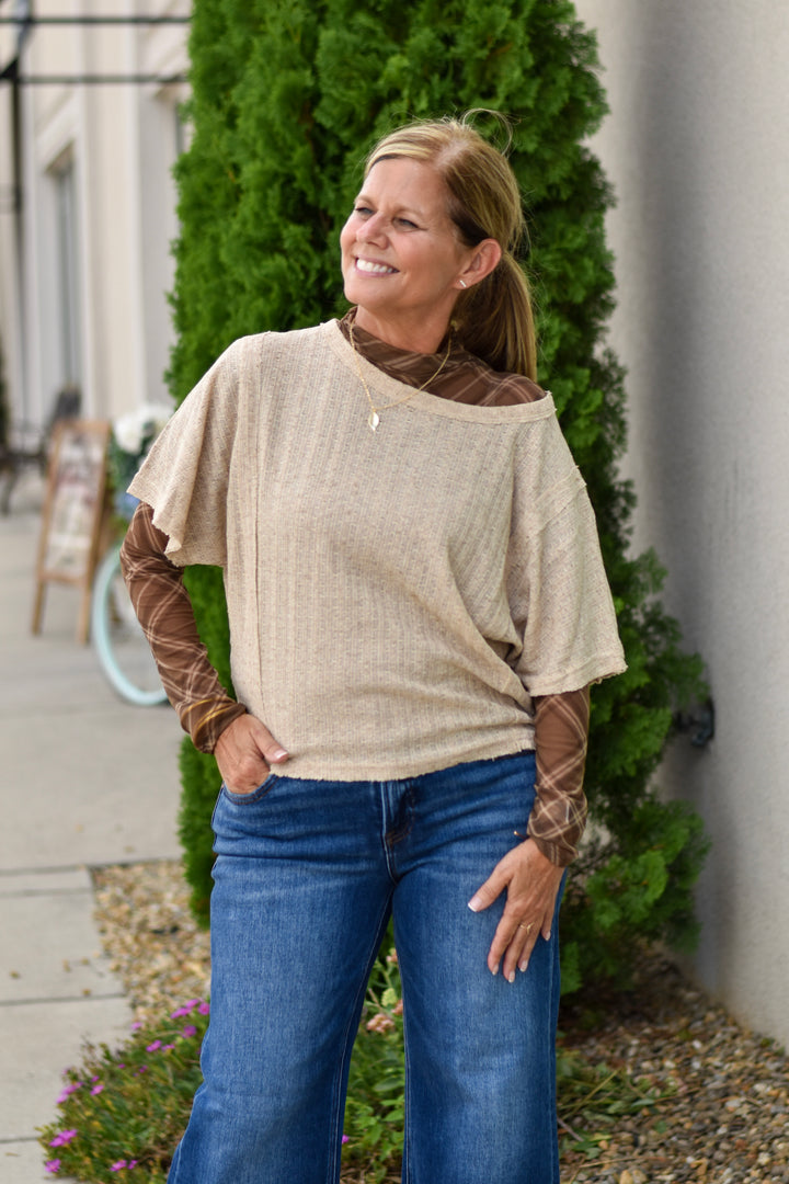 Sheer Luxe Mesh Top