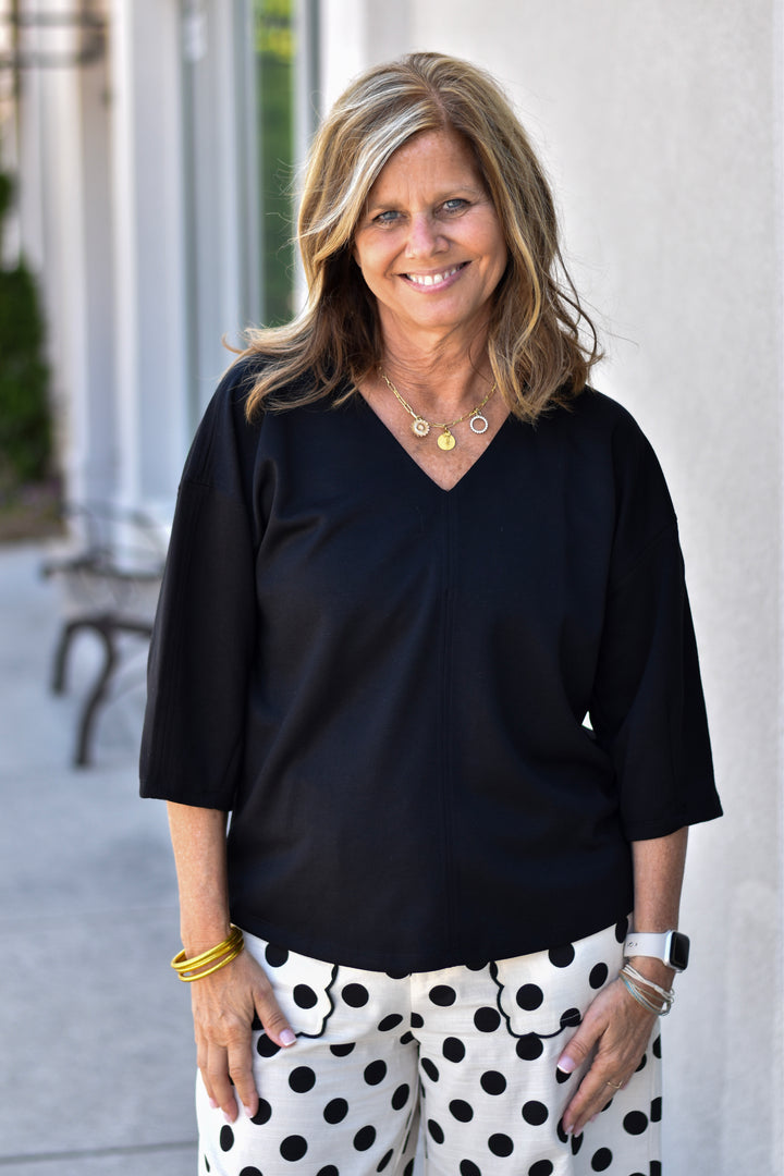 Jodifl Everyday Ease V-Neck Top
