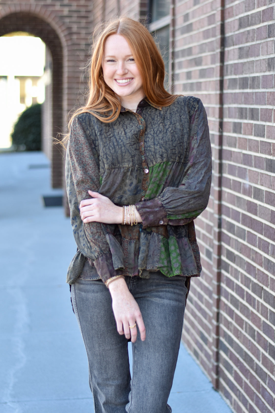 Boho Harvest Patchwork Shirt