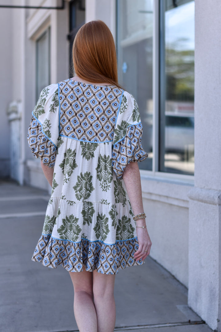 Boho Charm Babydoll Dress