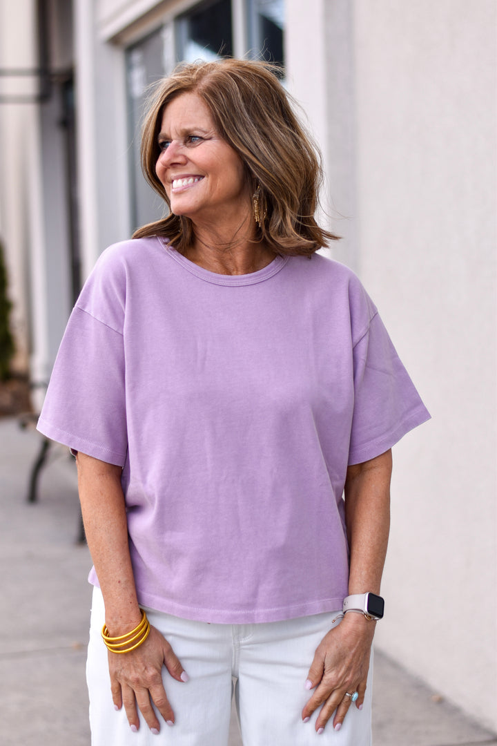 Weekend Comfy Crop Tee