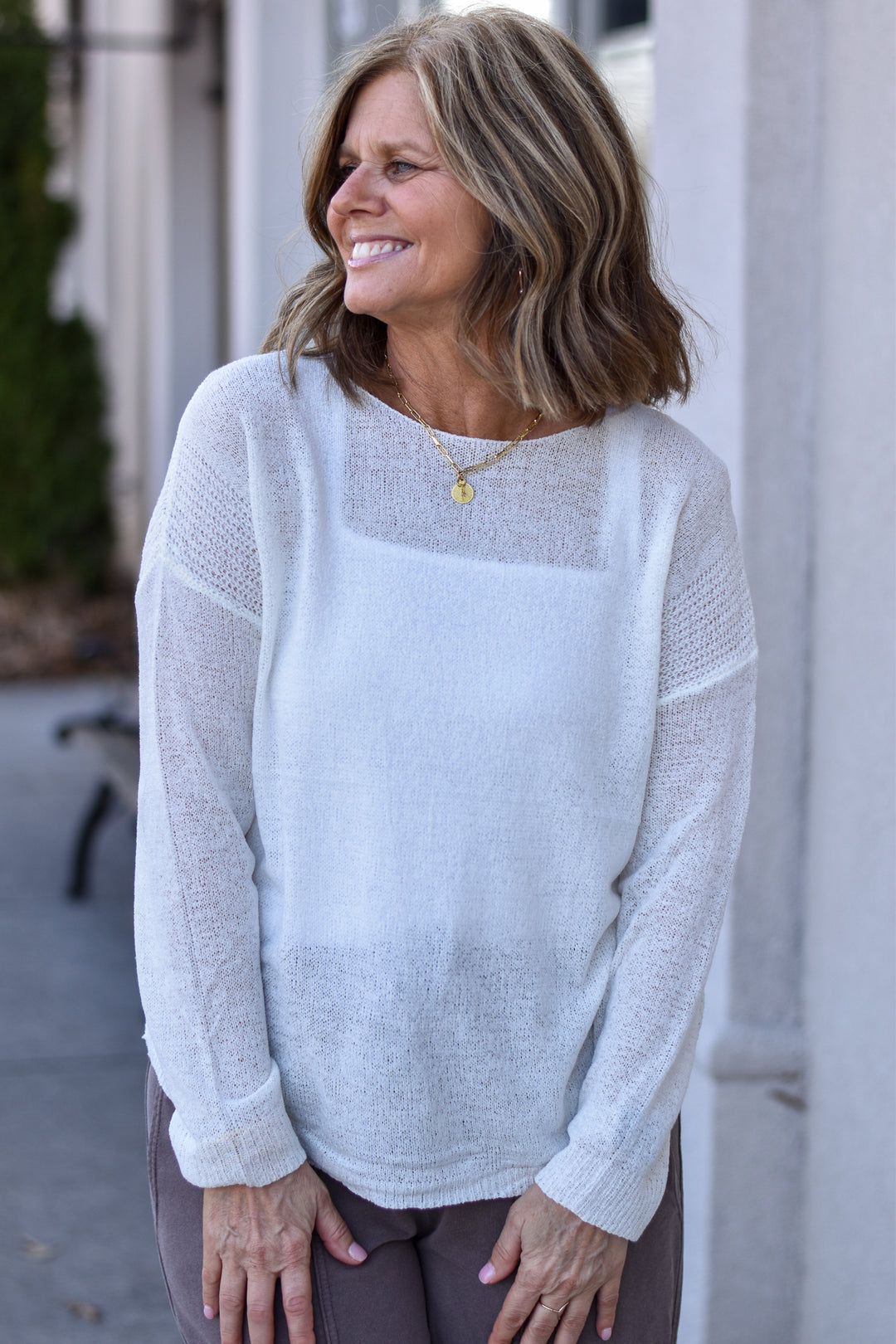 Easy Tide Boatneck Sweater