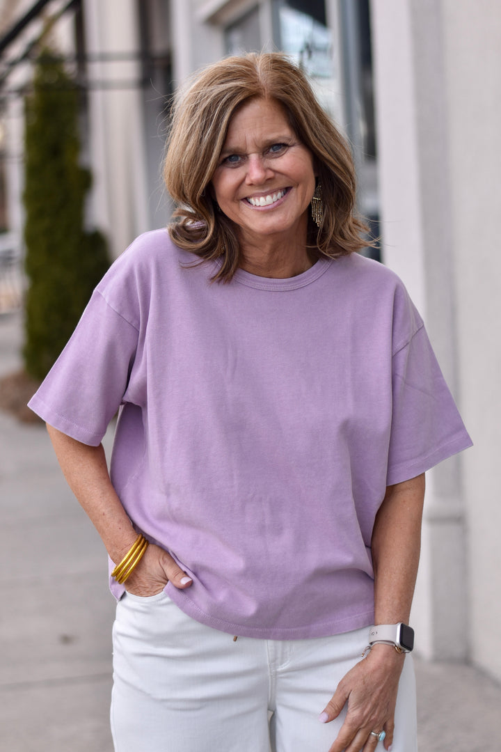 Weekend Comfy Crop Tee