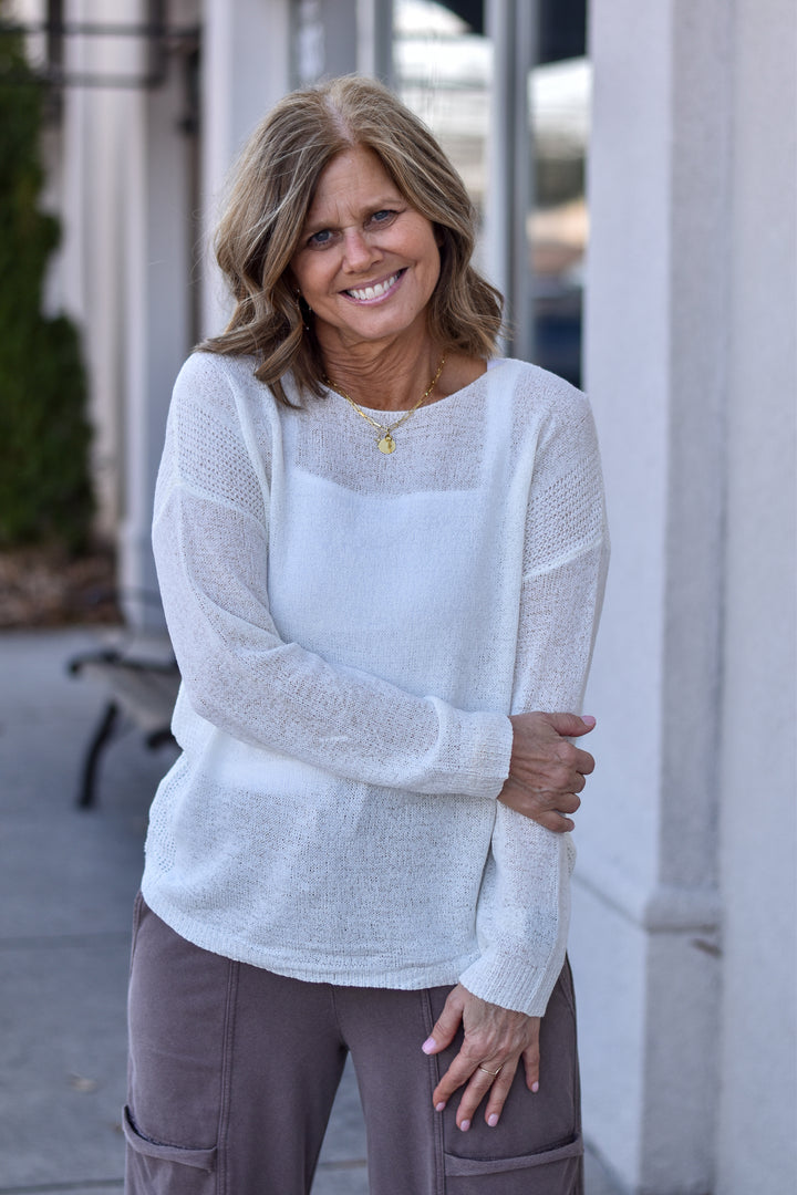 Easy Tide Boatneck Sweater