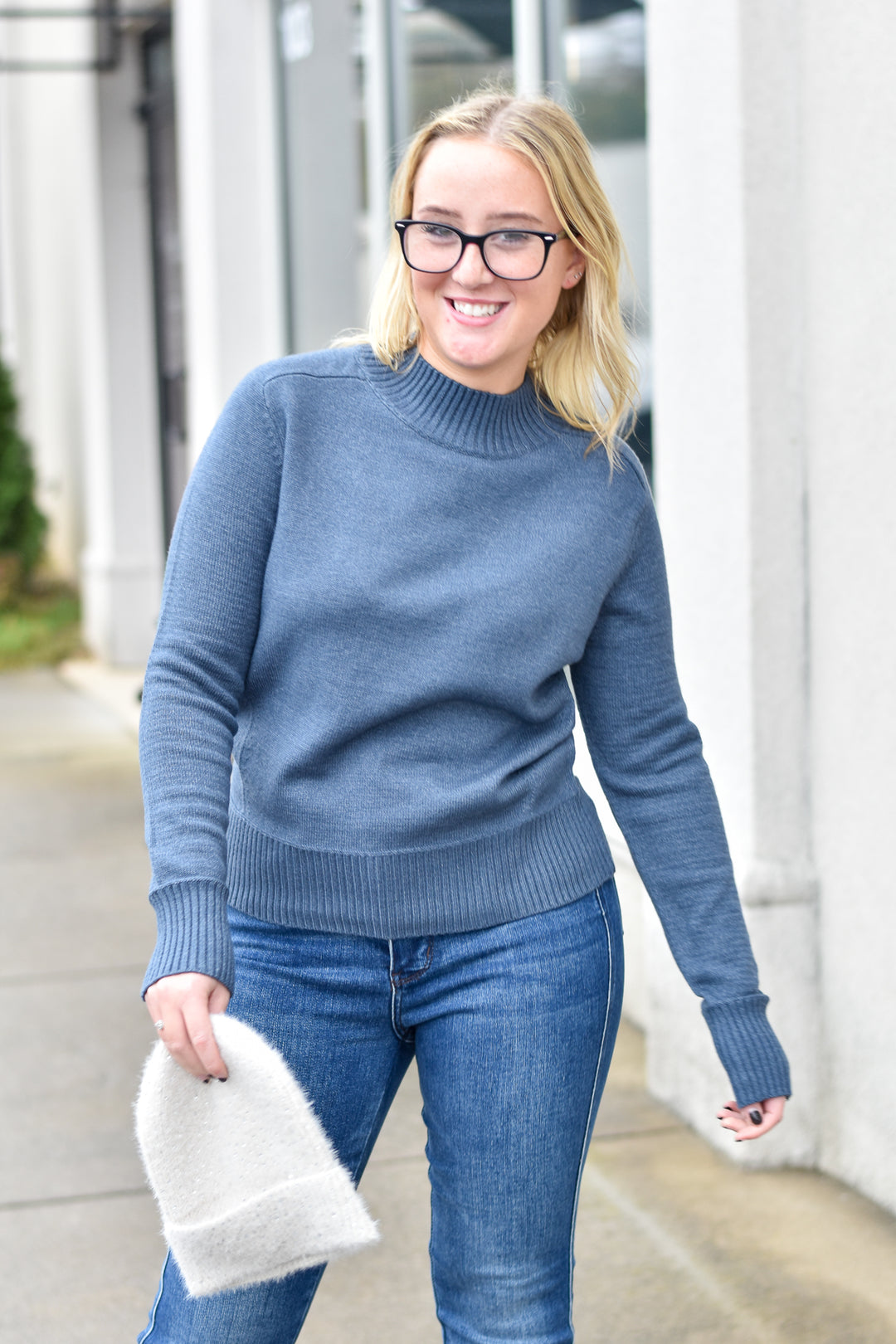 Classic Mock Neck Sweater